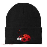 Cute Ladybug Squad I Love Ladybugs Birthday Bugs Nature Gift Beanie thumb 0