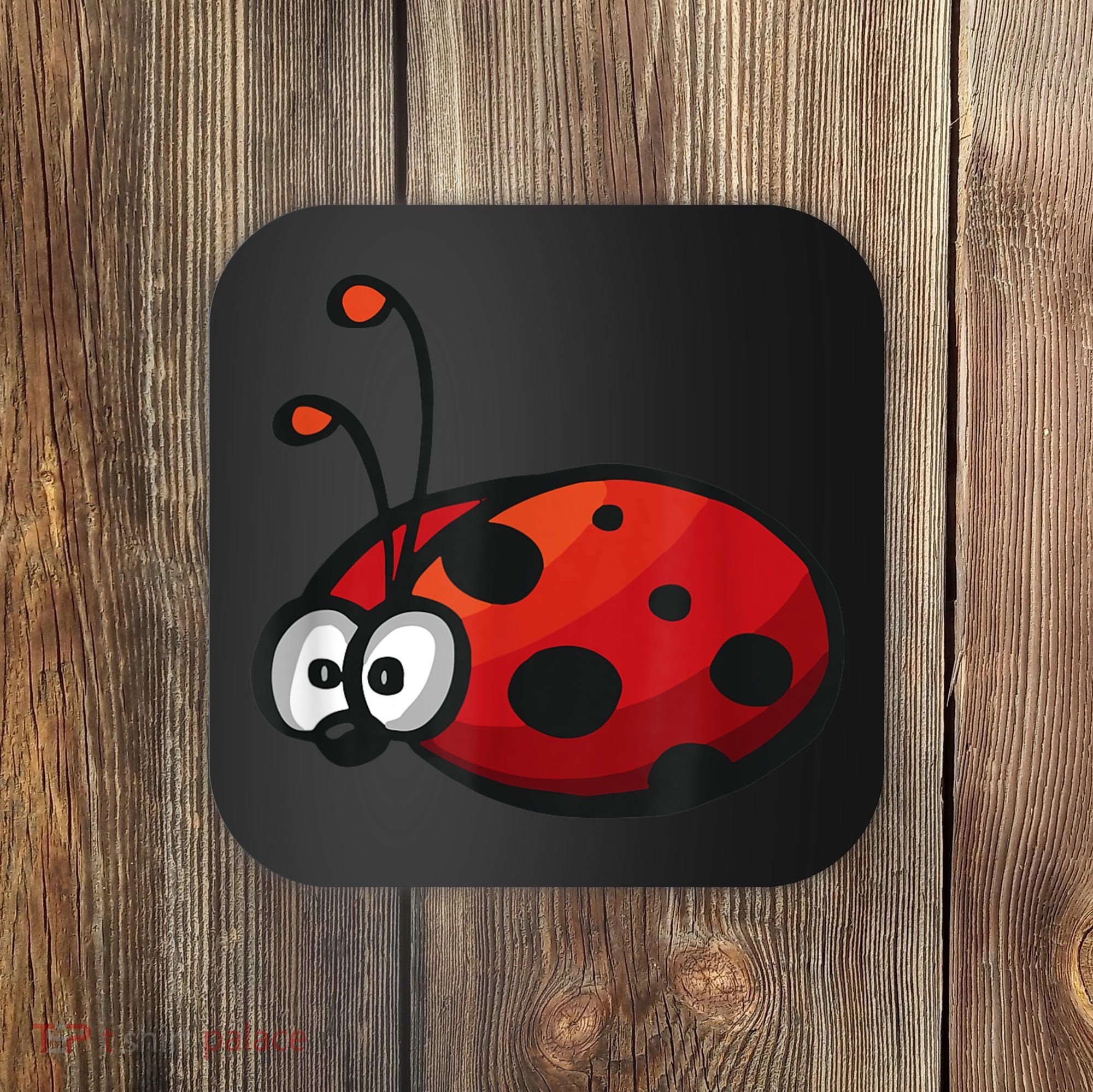 Cute Ladybug Squad I Love Ladybugs Birthday Bugs Nature Gift Coaster