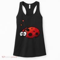 Cute Ladybug Squad I Love Ladybugs Birthday Bugs Nature Gift Women's Tank Top thumb 0