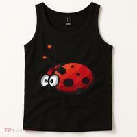 Cute Ladybug Squad I Love Ladybugs Birthday Bugs Nature Gift Tank Top thumb 2