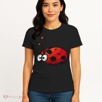 Cute Ladybug Squad I Love Ladybugs Birthday Bugs Nature Gift Women's T-Shirt thumb 4