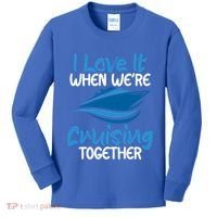 Cruise Lovers S I Love It When We're Cruisin Together Meaningful Gift Kids Long Sleeve Shirt thumb 0