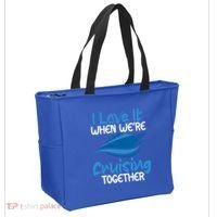 Cruise Lovers S I Love It When We're Cruisin Together Meaningful Gift Tote Bag thumb 2
