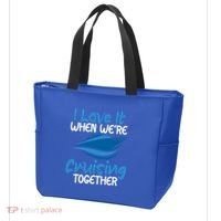 Cruise Lovers S I Love It When We're Cruisin Together Meaningful Gift Tote Bag thumb 3