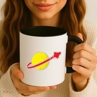 Classic Spaceman Rocket Coffee Mug thumb 3