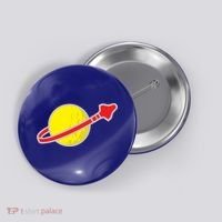 Classic Spaceman Rocket Button thumb 0