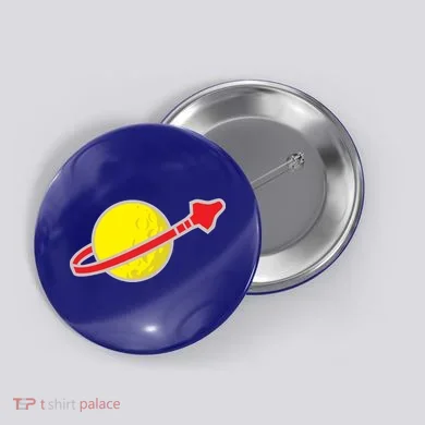 Classic Spaceman Rocket Button