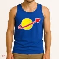 Classic Spaceman Rocket Tank Top thumb 3