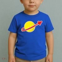 Classic Spaceman Rocket Toddler T-Shirt thumb 2