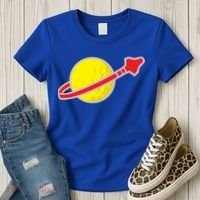 Classic Spaceman Rocket Women's T-Shirt thumb 3