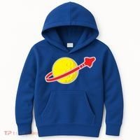 Classic Spaceman Rocket Kids Hoodie thumb 0