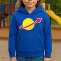 Classic Spaceman Rocket Kids Hoodie thumb 3