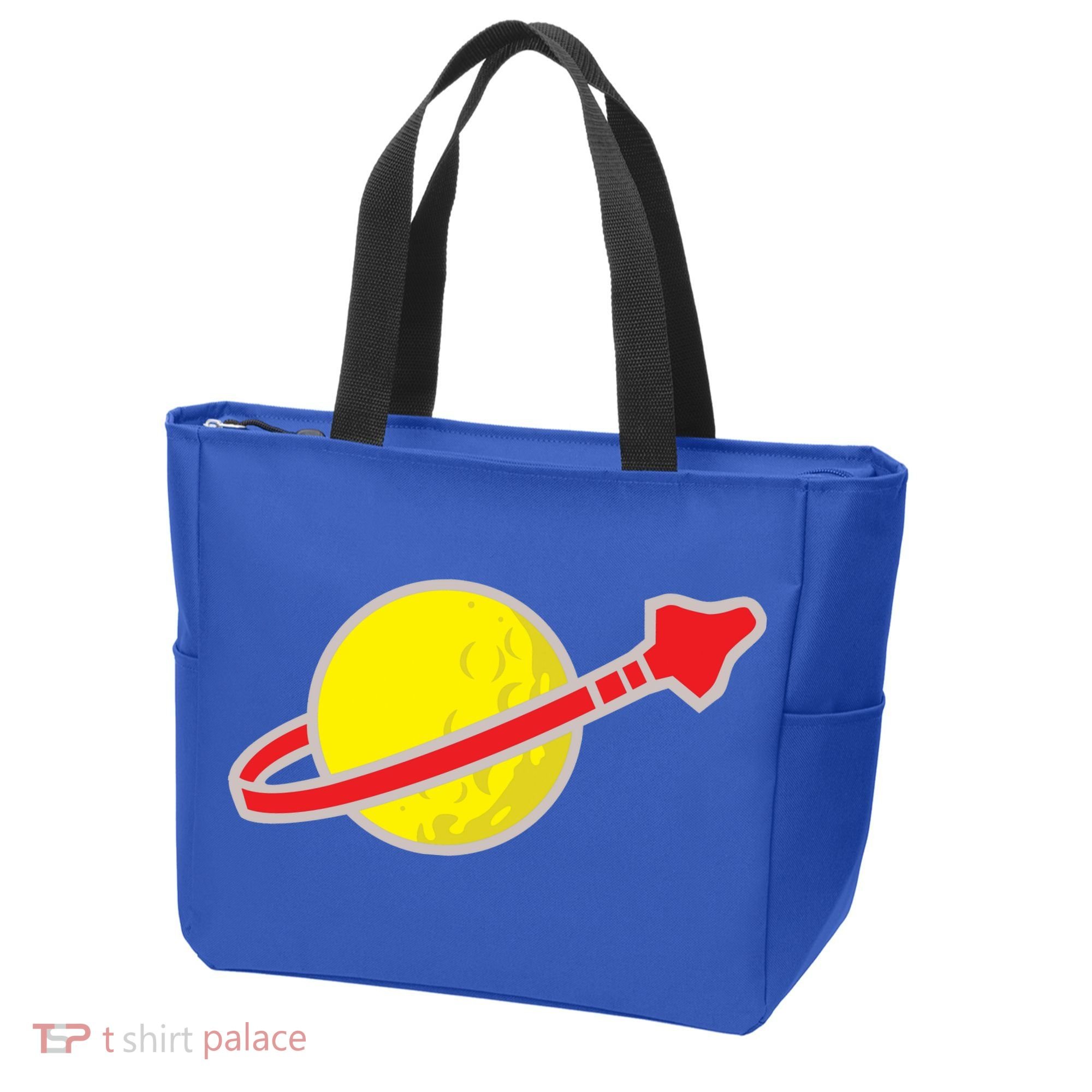 Classic Spaceman Rocket Tote Bag