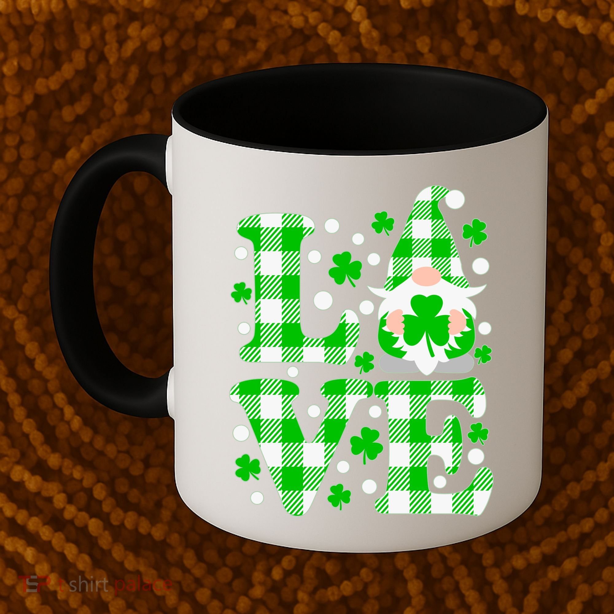 Cute Love St Patrick's Day Lucky Shamrock Gnome Coffee Mug