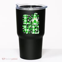 Cute Love St Patrick's Day Lucky Shamrock Gnome Tumbler thumb 0