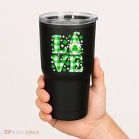 Cute Love St Patrick's Day Lucky Shamrock Gnome Tumbler thumb 2