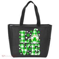 Cute Love St Patrick's Day Lucky Shamrock Gnome Tote Bag thumb 0