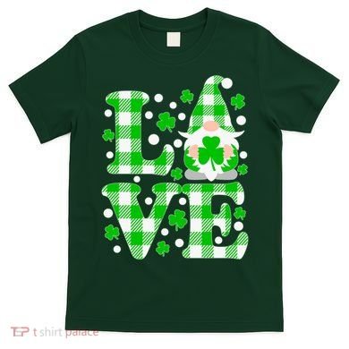 Cute Love St Patrick's Day Lucky Shamrock Gnome T-Shirt