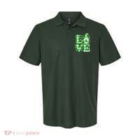 Cute Love St Patrick's Day Lucky Shamrock Gnome Polo thumb 0