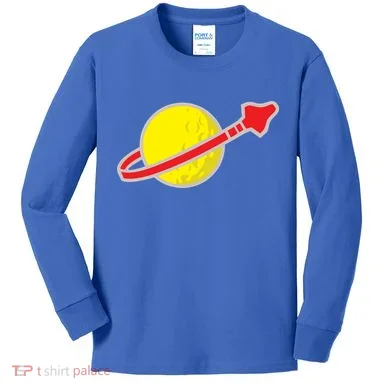 Classic Logo Space Kids Long Sleeve Shirt