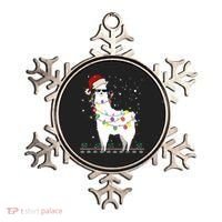 Christmas Llama Santa Hat Ugly Xmas Tree Alpaca Gift T Ornament thumb 0