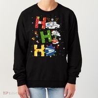 Christmas Lighting Santa Claus Ho Ho Ho Postal Worker Women's Sweatshirt thumb 0