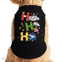 Christmas Lighting Santa Claus Ho Ho Ho Postal Worker Doggie Tank thumb 0