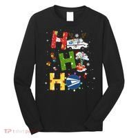 Christmas Lighting Santa Claus Ho Ho Ho Postal Worker Long Sleeve Shirt thumb 0