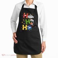 Christmas Lighting Santa Claus Ho Ho Ho Postal Worker Apron thumb 2