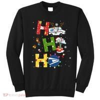Christmas Lighting Santa Claus Ho Ho Ho Postal Worker Sweatshirt thumb 0