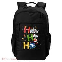 Christmas Lighting Santa Claus Ho Ho Ho Postal Worker Backpack thumb 0