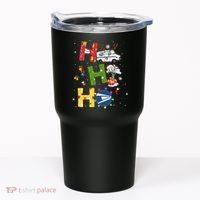 Christmas Lighting Santa Claus Ho Ho Ho Postal Worker Tumbler thumb 0