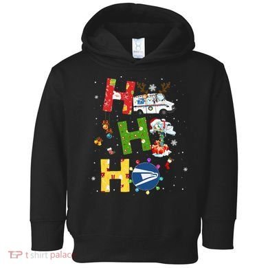Christmas Lighting Santa Claus Ho Ho Ho Postal Worker Toddler Hoodie