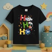 Christmas Lighting Santa Claus Ho Ho Ho Postal Worker Toddler T-Shirt thumb 3