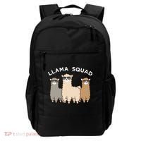 Cool Llama Squad Funny Gift Cria Herd Of Llamas Apparel Backpack thumb 0