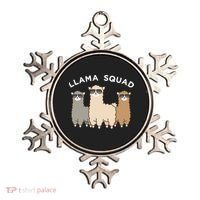 Cool Llama Squad Funny Gift Cria Herd Of Llamas Apparel Ornament thumb 0