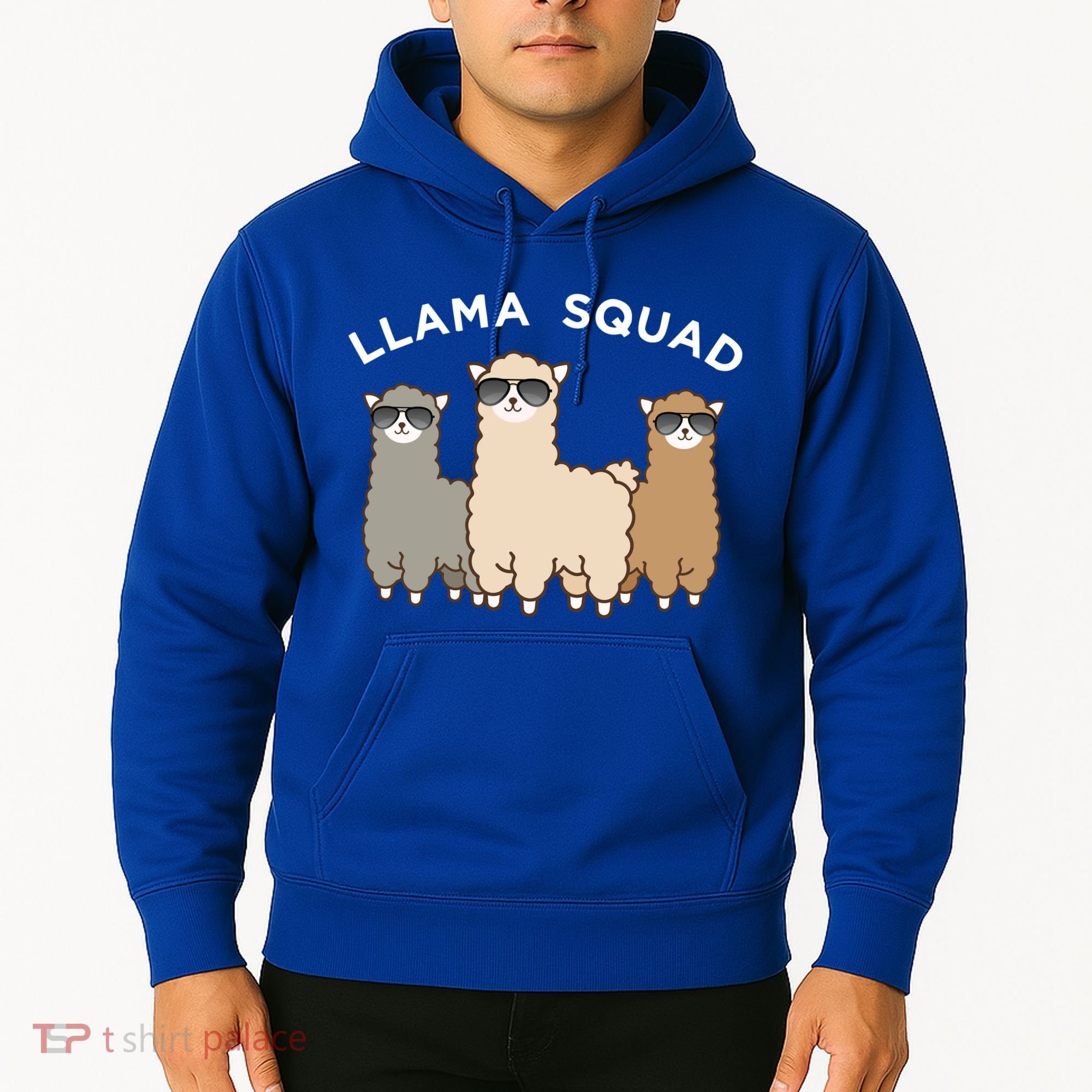 Cool Llama Squad Funny Gift Cria Herd Of Llamas Apparel Hoodie