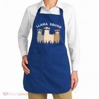 Cool Llama Squad Funny Gift Cria Herd Of Llamas Apparel Apron thumb 2