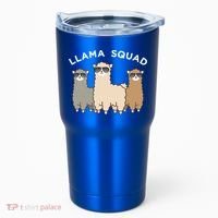 Cool Llama Squad Funny Gift Cria Herd Of Llamas Apparel Tumbler thumb 0