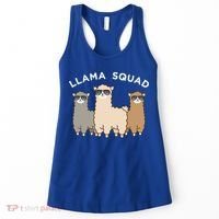 Cool Llama Squad Funny Gift Cria Herd Of Llamas Apparel Women's Tank Top thumb 0