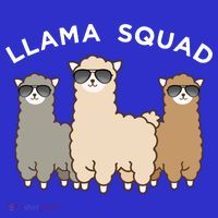 Cool Llama Squad Funny Gift Cria Herd Of Llamas Apparel Women's Tank Top thumb 5