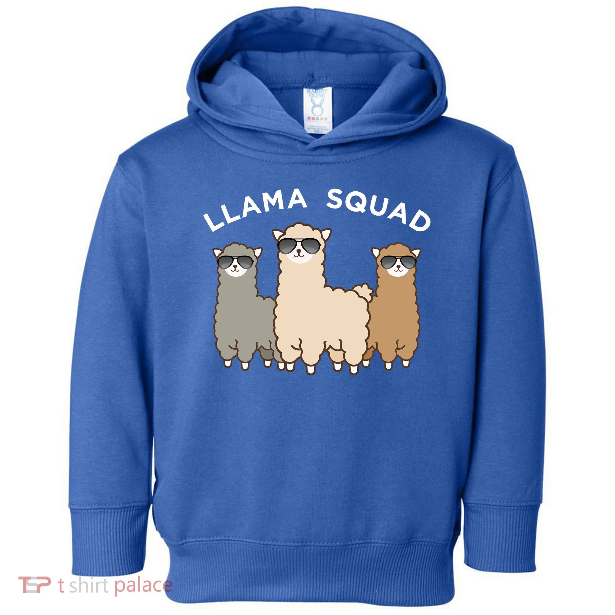 Cool Llama Squad Funny Gift Cria Herd Of Llamas Apparel Toddler Hoodie