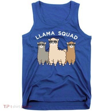 Cool Llama Squad Funny Gift Cria Herd Of Llamas Apparel Tank Top