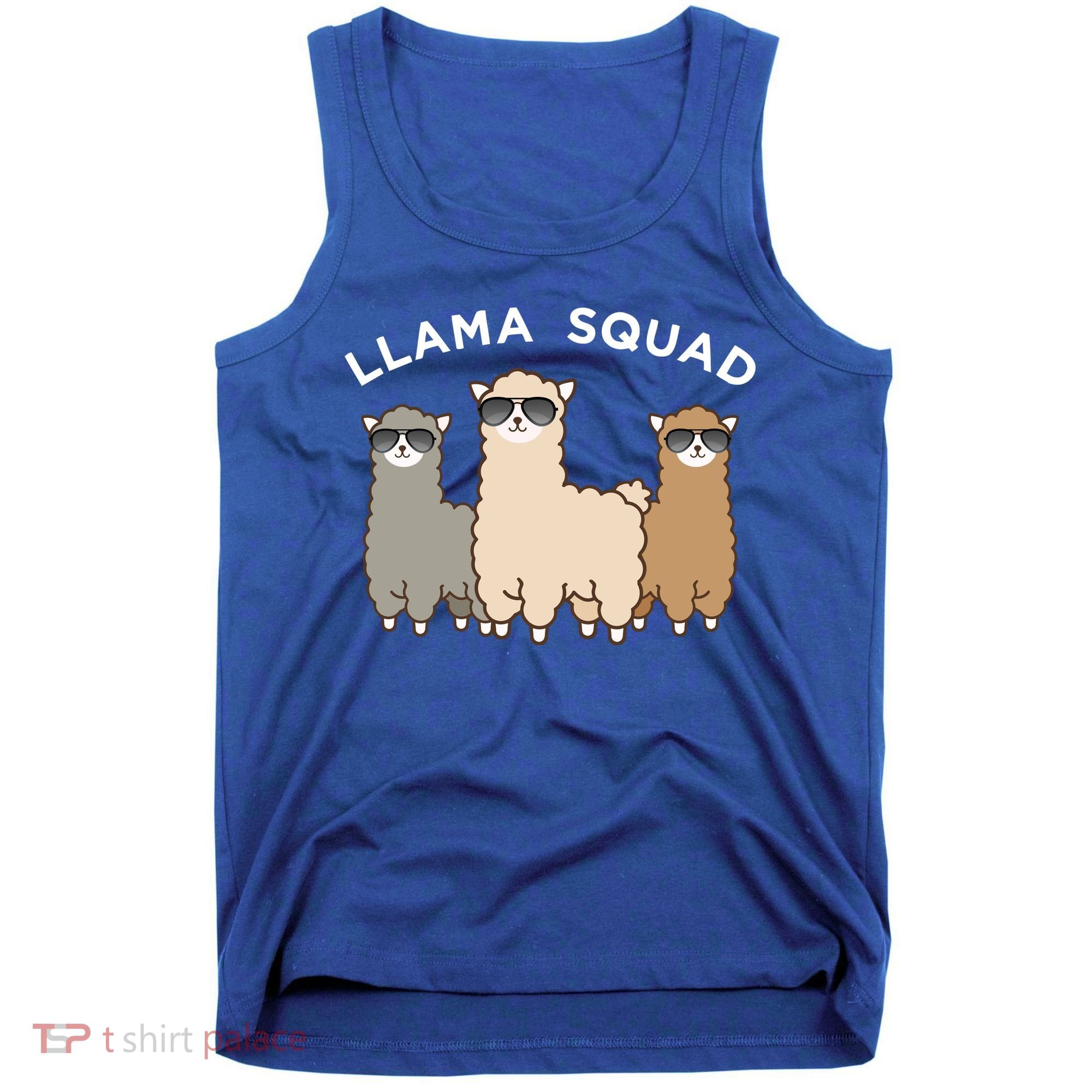 Cool Llama Squad Funny Gift Cria Herd Of Llamas Apparel Tank Top