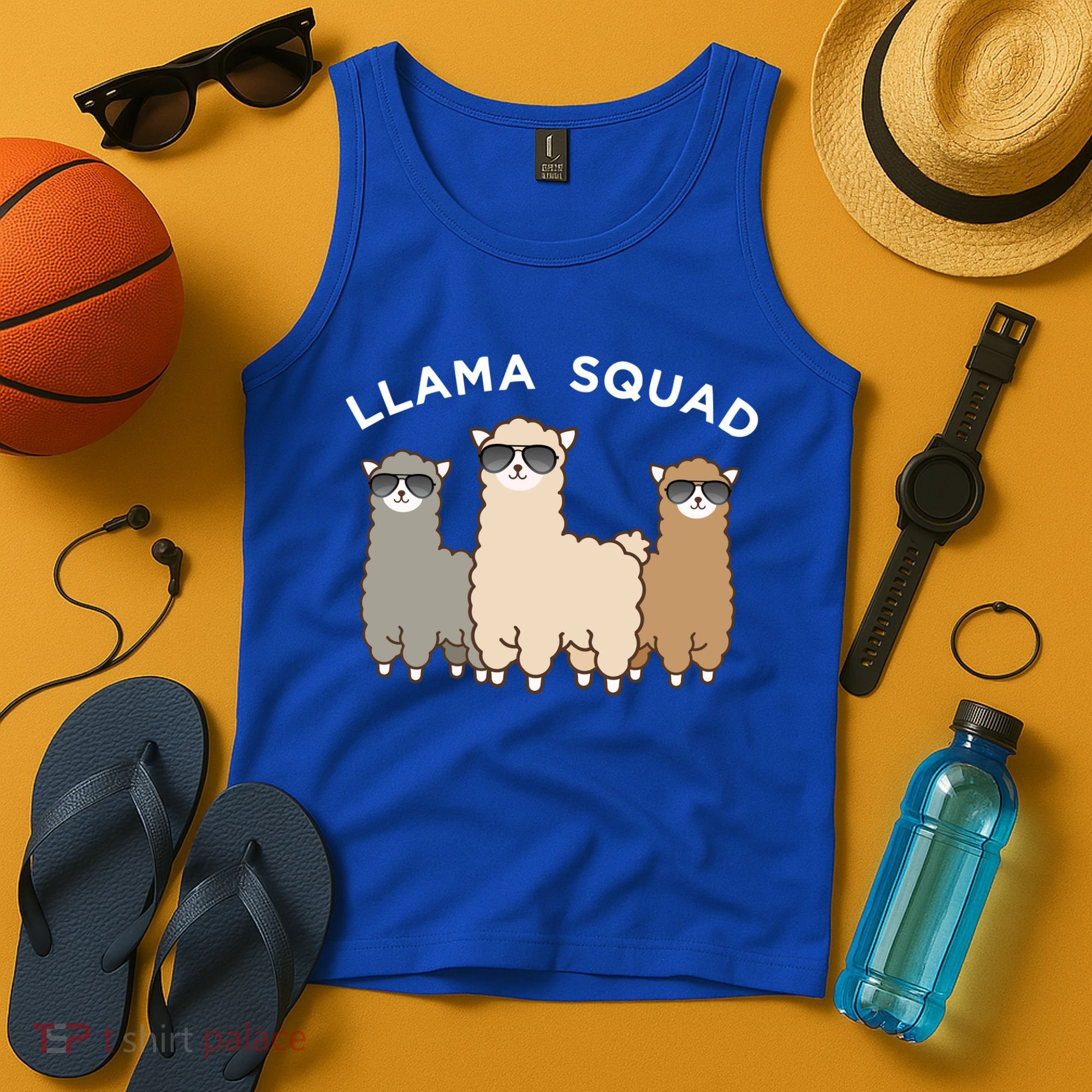 Cool Llama Squad Funny Gift Cria Herd Of Llamas Apparel Tank Top