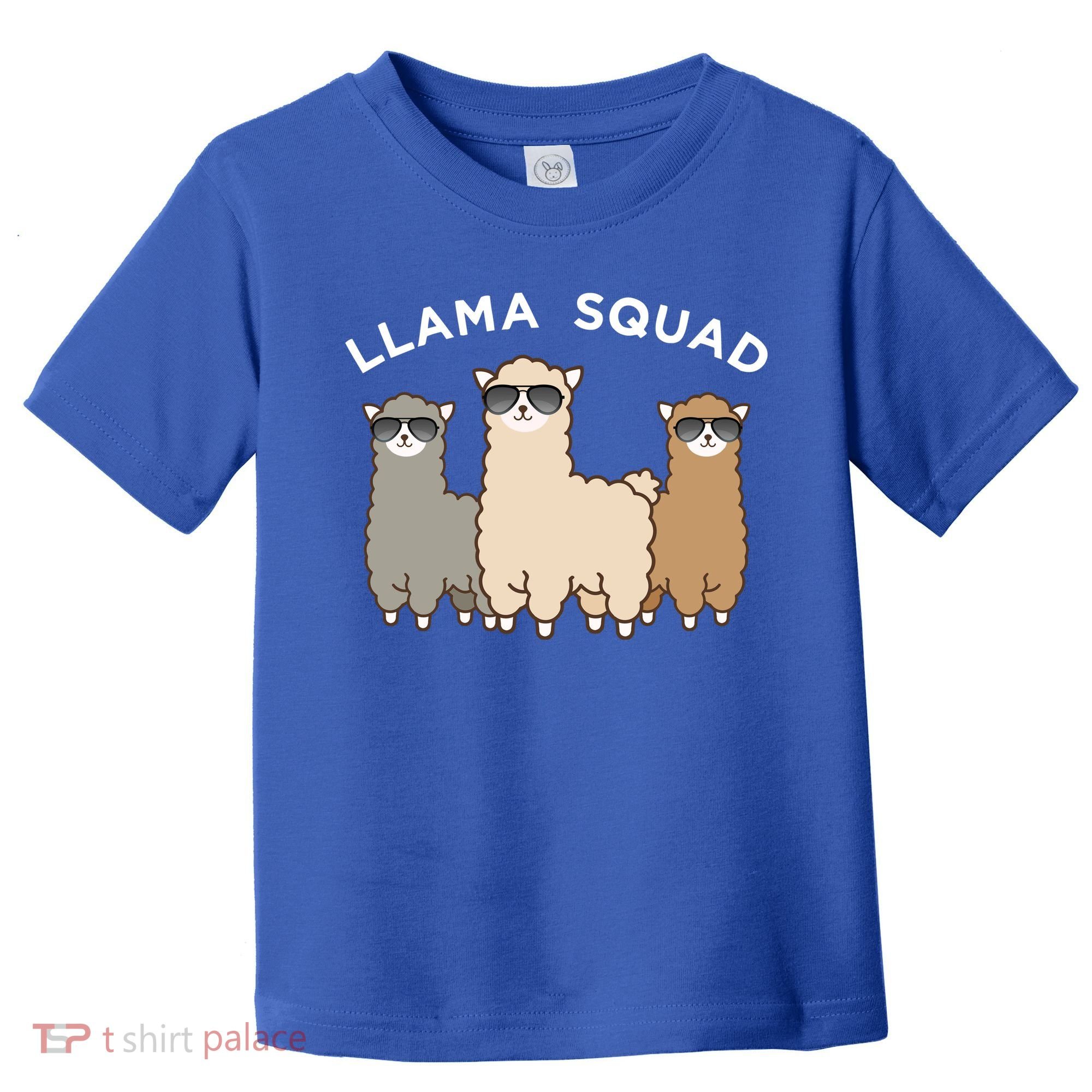 Cool Llama Squad Funny Gift Cria Herd Of Llamas Apparel Toddler T-Shirt