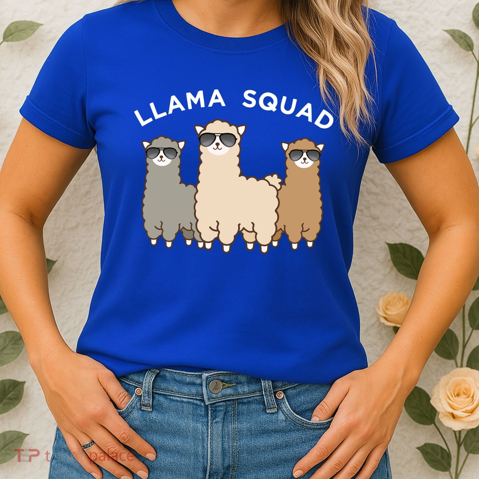 Cool Llama Squad Funny Gift Cria Herd Of Llamas Apparel Women's T-Shirt