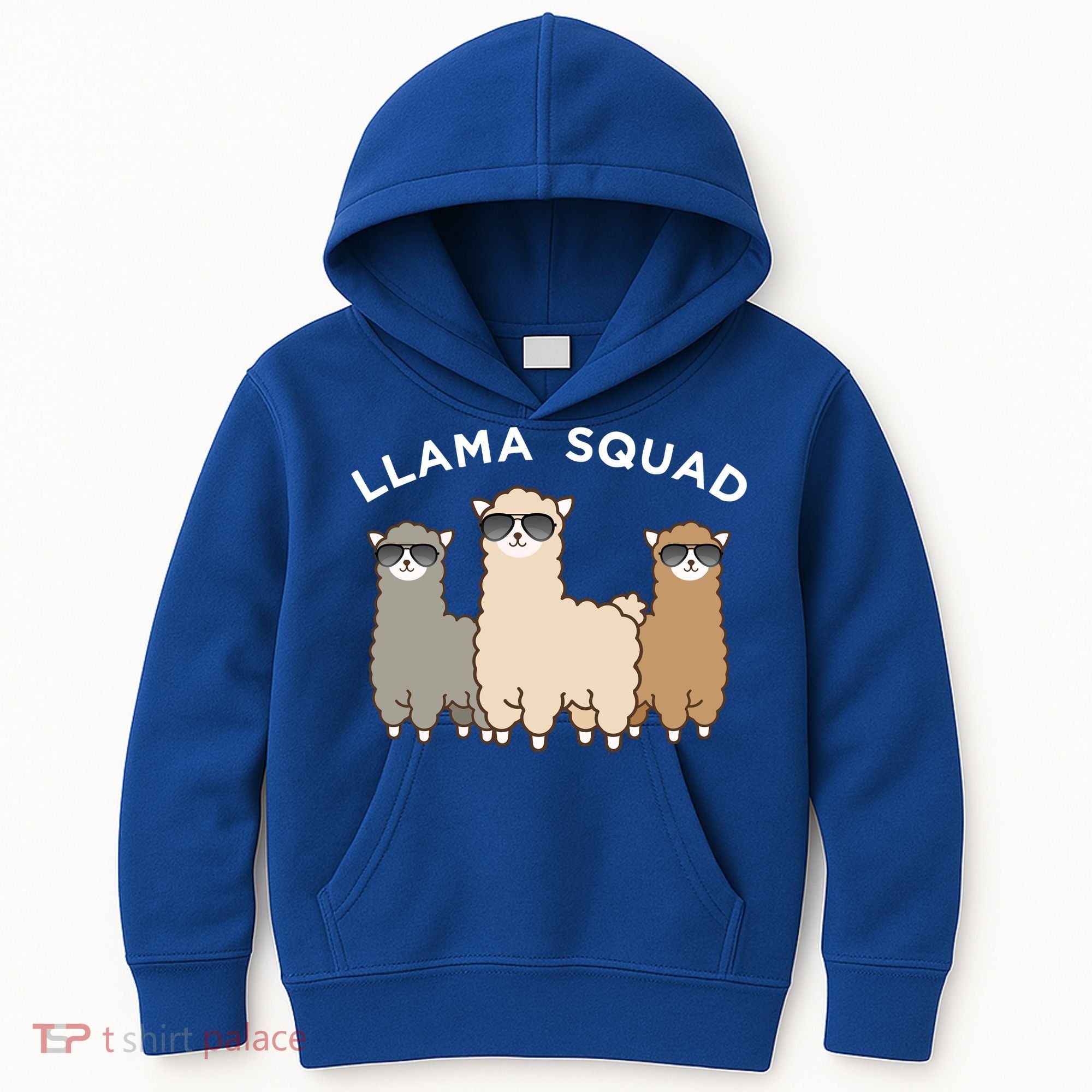 Cool Llama Squad Funny Gift Cria Herd Of Llamas Apparel Kids Hoodie