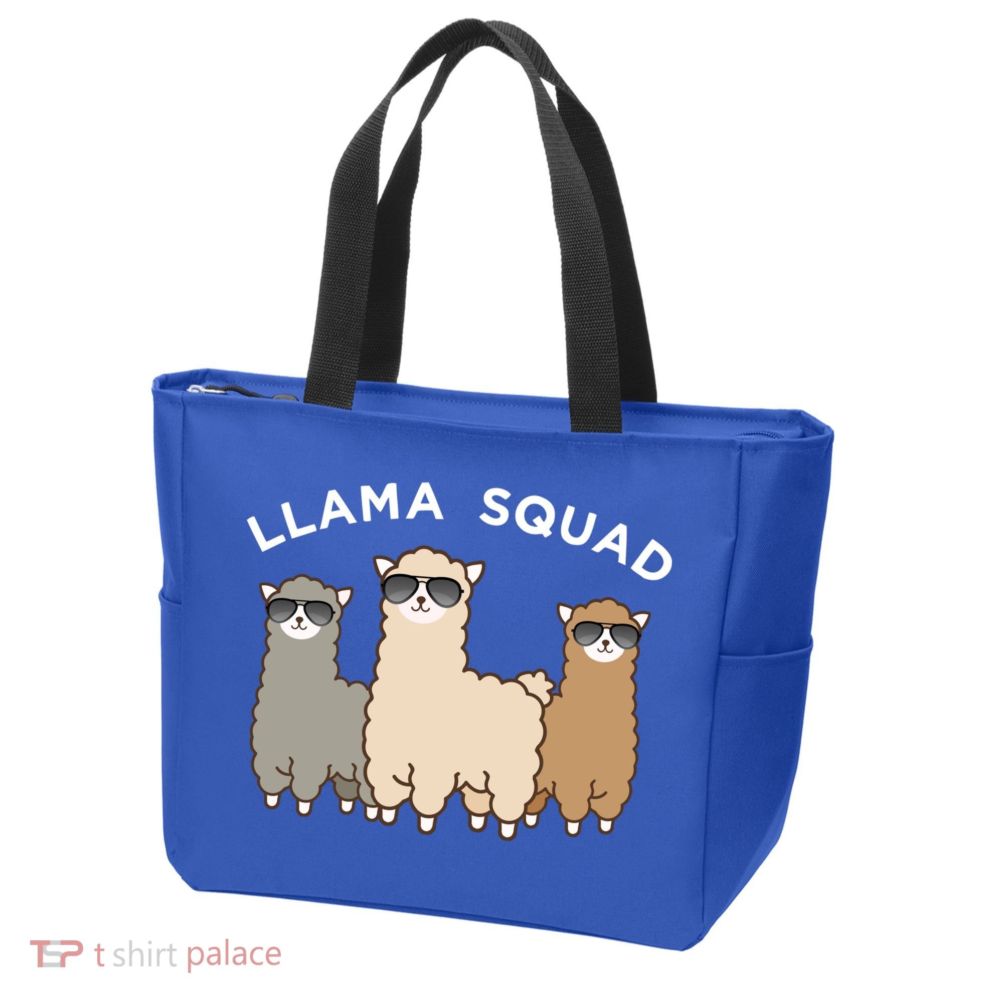 Cool Llama Squad Funny Gift Cria Herd Of Llamas Apparel Tote Bag