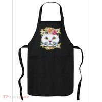 Cat Lover Spring Floral Gift Apron thumb 0